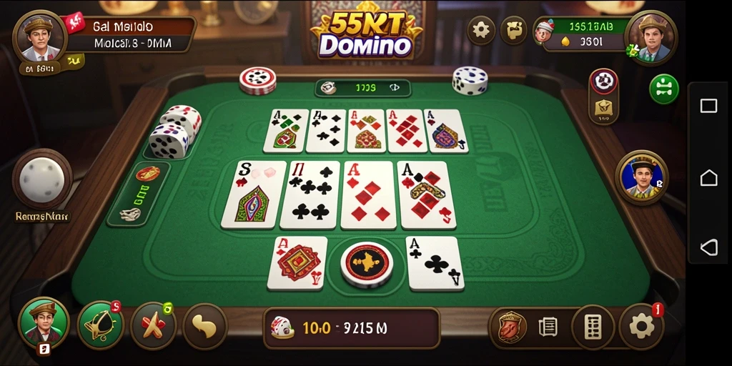 Tampilan gameplay seru dan interaktif dalam 55RT.