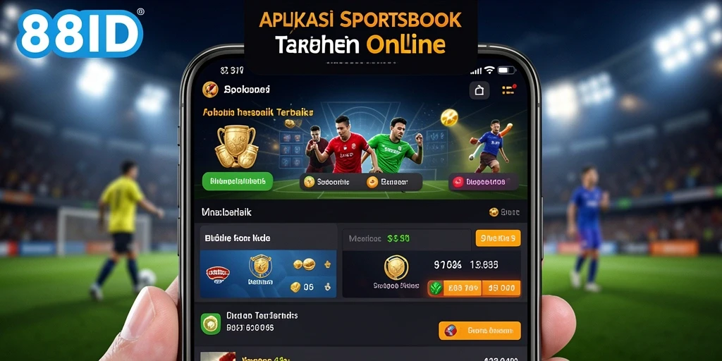 Tampilan antarmuka 88ID yang menarik untuk taruhan olahraga.