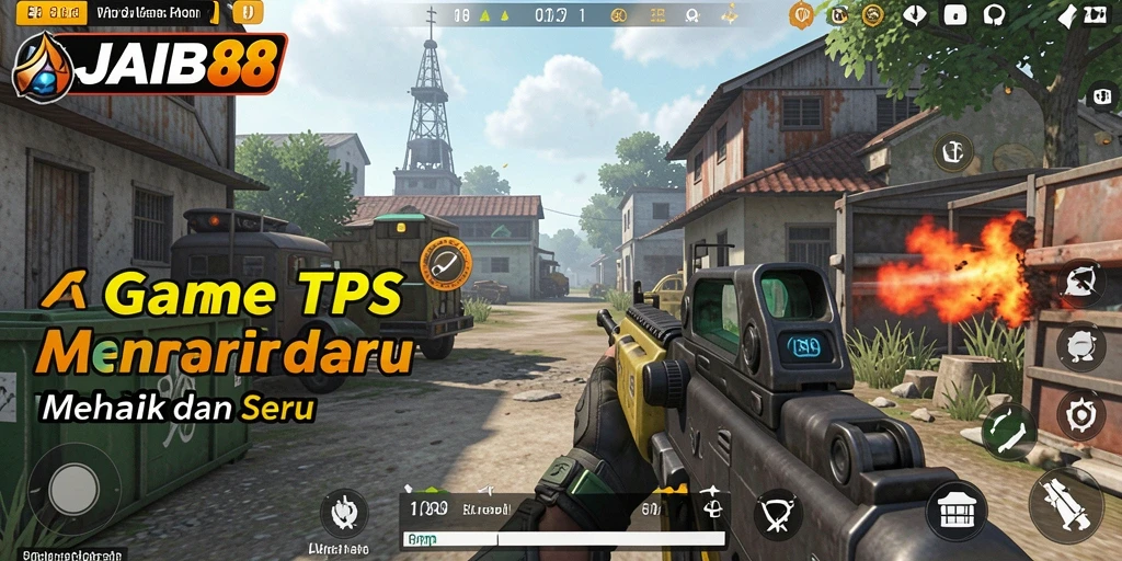 Tampilan gameplay TPS menegangkan dan seru dari AJAIB88.
