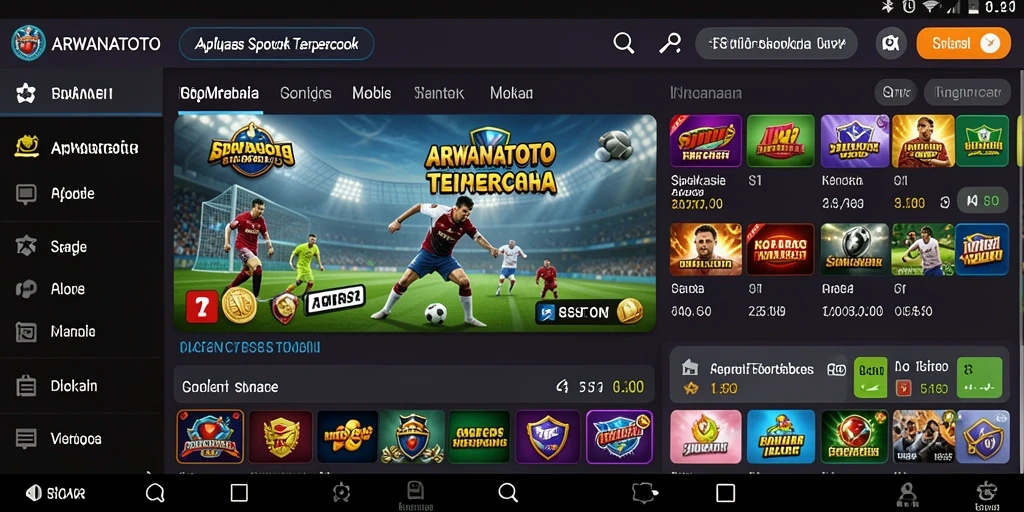 Tampilan gameplay ARWANATOTO yang menarik dan interaktif.