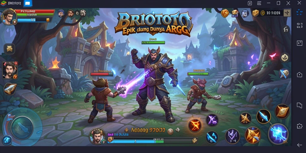 Tampilan gameplay <strong>BRIOTOTO</strong> yang menawan dan penuh aksi.