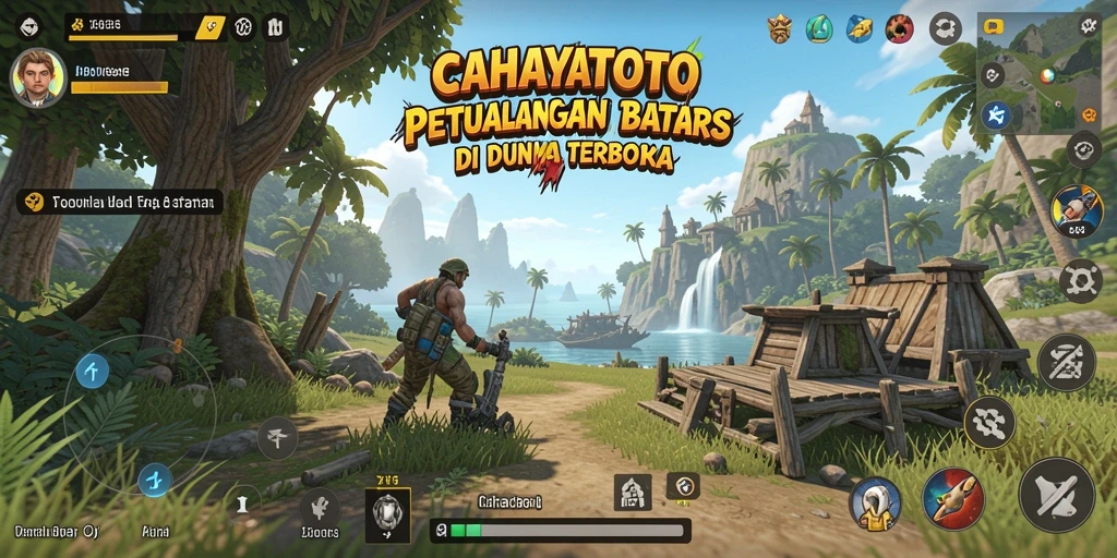 Gameplay dinamis dalam <strong>CAHAYATOTO</strong> dengan petualangan di dunia terbuka.