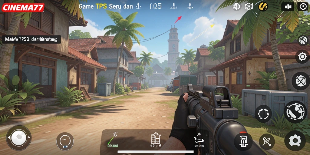 Tangkapan layar menunjukkan serunya gameplay CINEMA77 dengan aksi menegangkan.