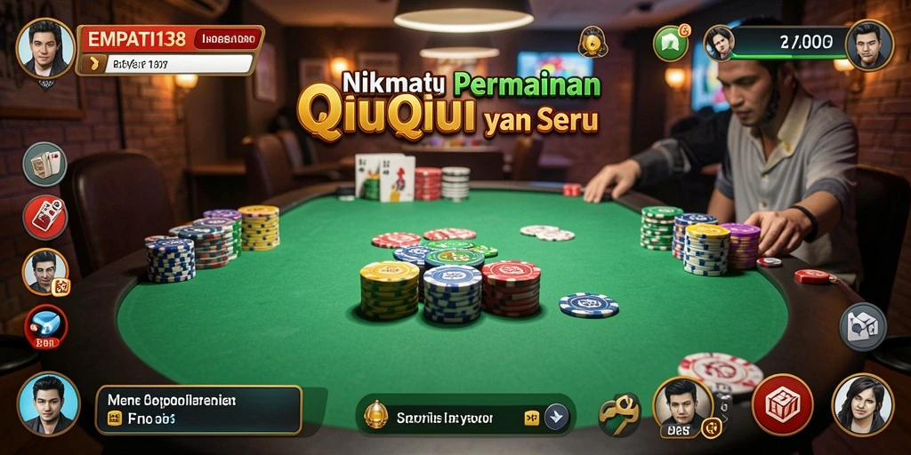 Tampilan menarik dari gameplay QiuQiu EMPATI138.