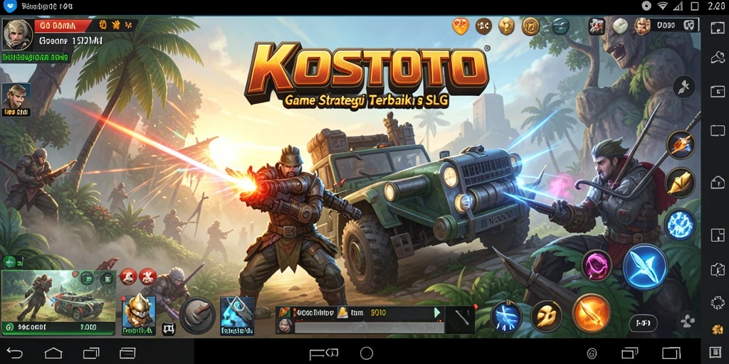 Tampilan menarik dari gameplay KOSTOTO yang penuh strategi.