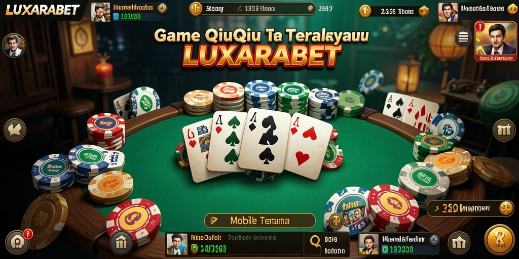 Tampilan gameplay QiuQiu yang menarik di LUXARABET.