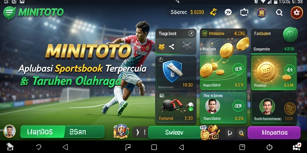 Screenshot MINITOTO menampilkan tampilan menarik saat taruhan olahraga.