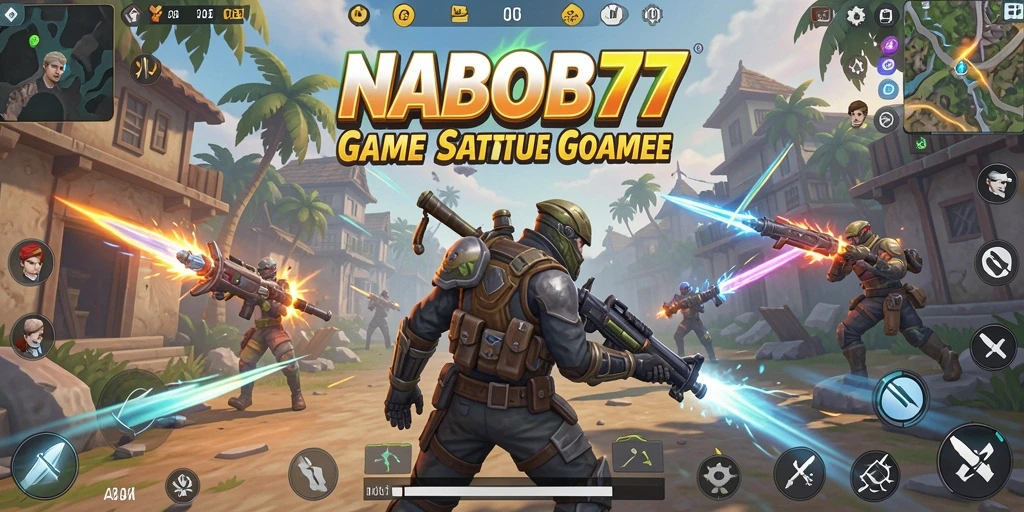 Tampilan seru pertarungan Battle Royale di NABOB77.