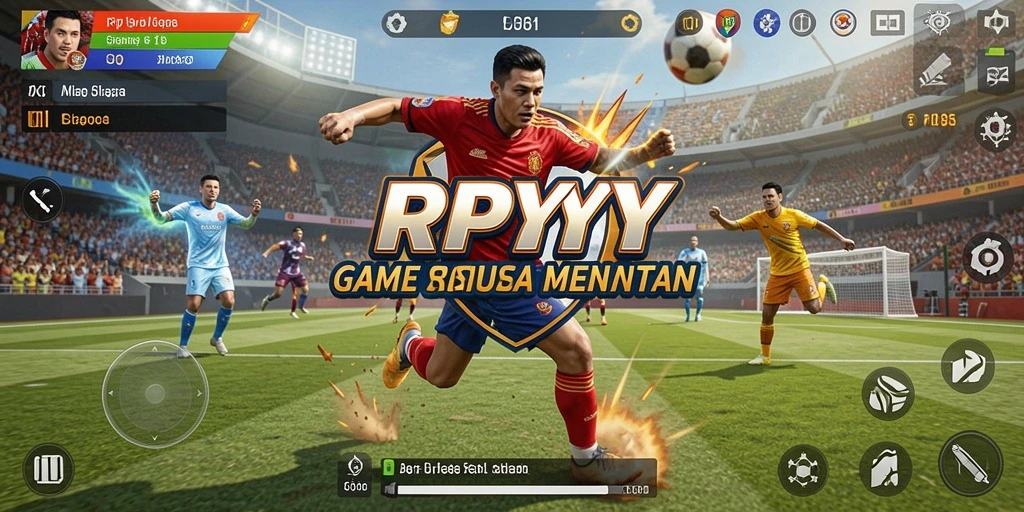 Tampilan gameplay yang menegangkan dalam RPYYY saat berkompetisi.