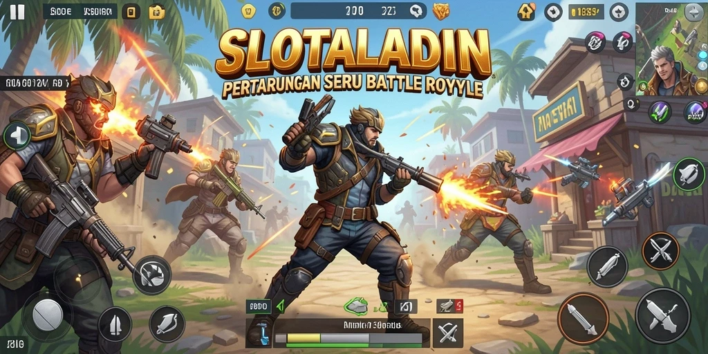 Tangkapan layar dari gameplay menegangkan di SLOTALADIN.